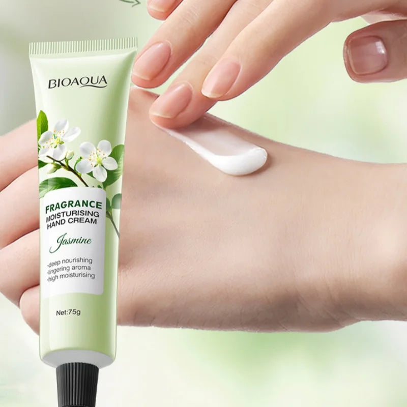 Jasmine Moisturizing Hand Cream, with a Gentle Touch, the Scent of Jasmine Fills the Air, Deeply Moisturizes and Nourishes, Repairs Dry and Rough Skin, Leaving Hands Soft and White. Vue Default Title