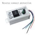 9-60V DC Motor Speed Controller 20A 25KHZ PWM DC Motor Forward and Reverse Control Switch 1-100 Adjustable Motor Speed Governor Vue Enhanced 0