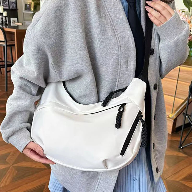 Casual Women's Nylon Crossbody Bag Large Capacity Hobo Shoulder Purse