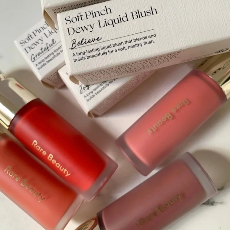 Rare Beauty Soft Pinch Tinted Lip Oil Stain Lip Gloss Delight Hope Happy Wonder Liquid Blush Makeup Cosmetics Face Eye Blusher Vue