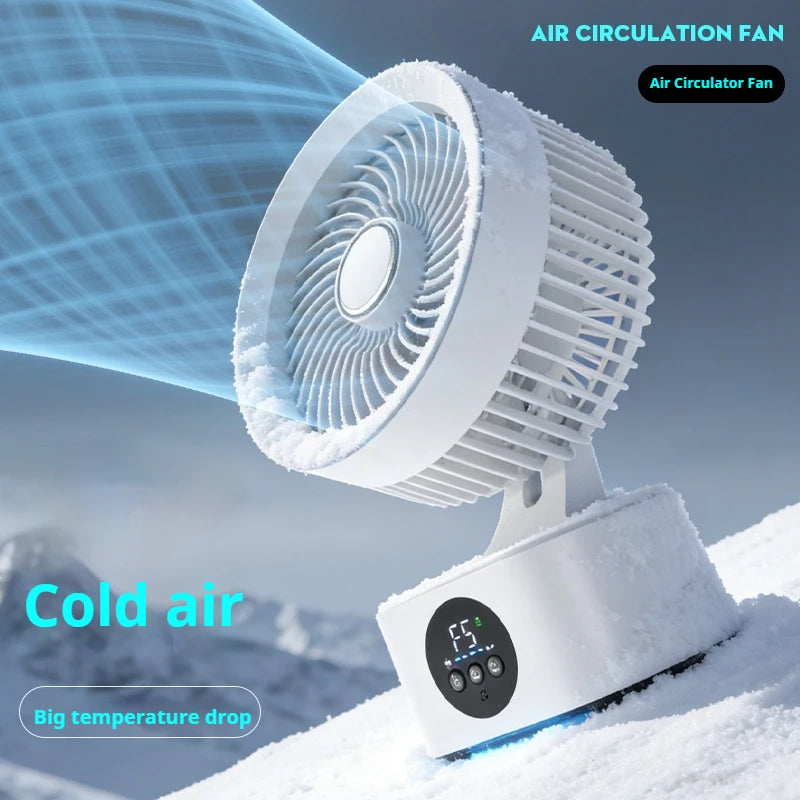 HOMEFISH Portable Rechargeable USB Wall Hanging Fan Remote Control