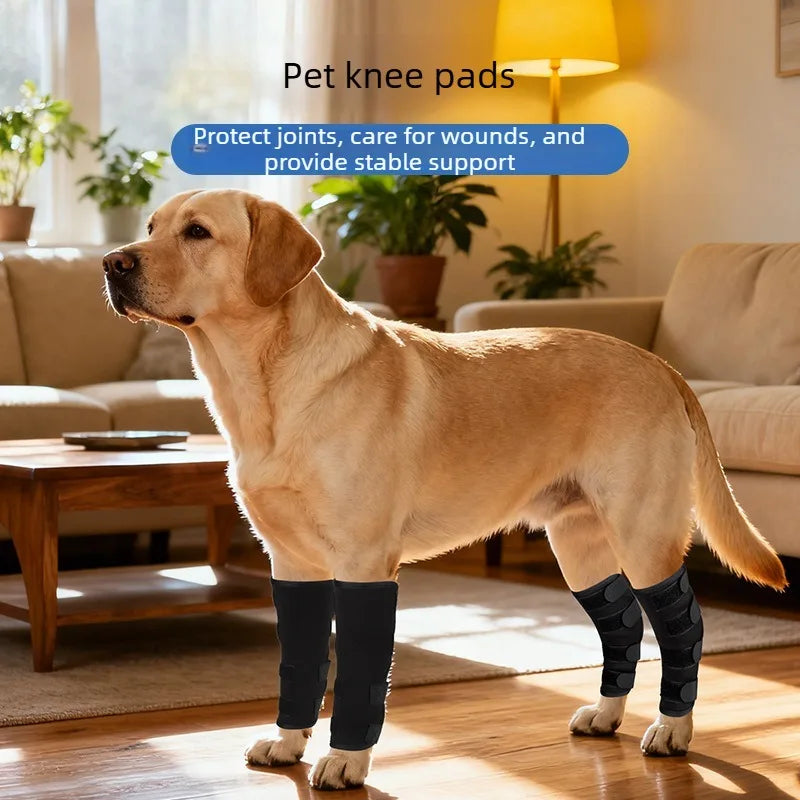 Pet dog protects joints, cares for wounds, leg support dog knee pads, lower limbs, knee joints, ankle joints adjustable Vue