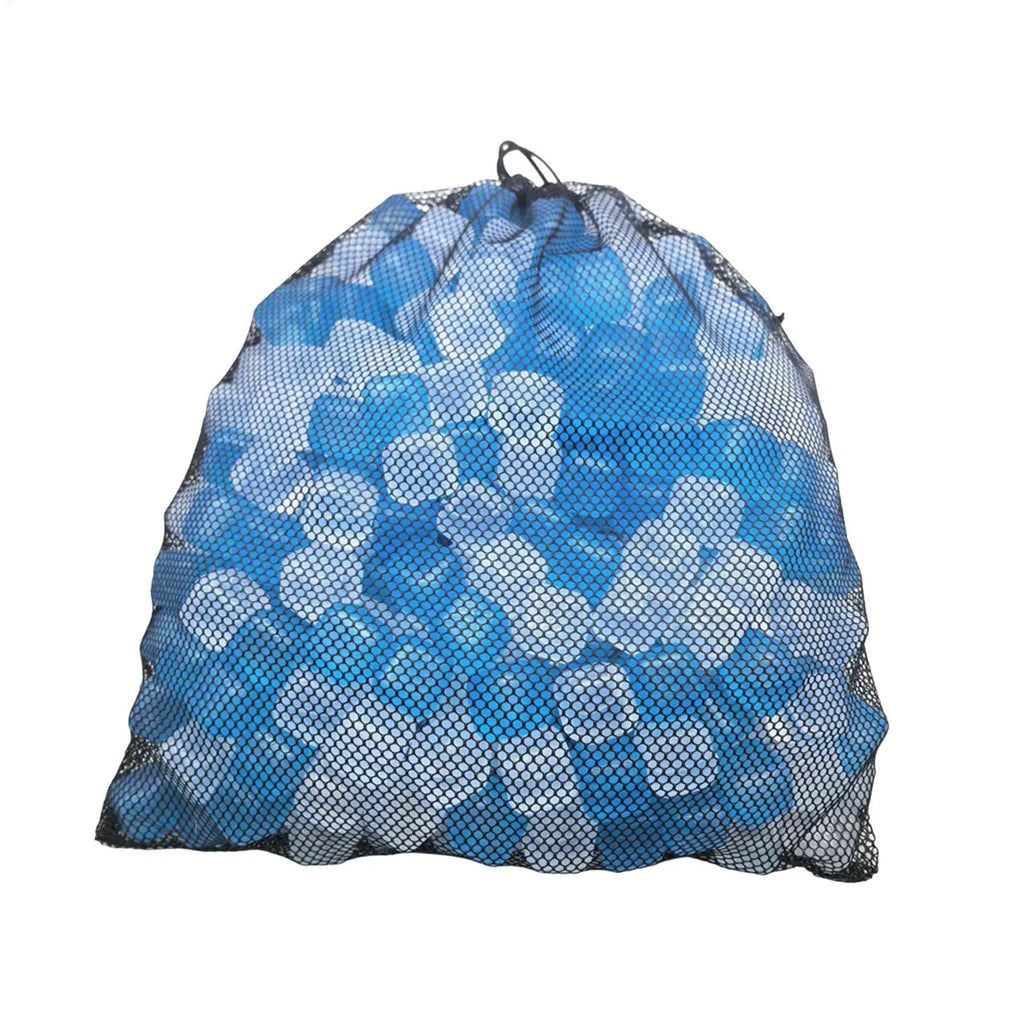 100Pcs PE Reusable Ice Cubes, Slow Melting Refreezable Cooling Blocks, Stainless Steel Whiskey Stones For Coffee Cocktail Juice Vue