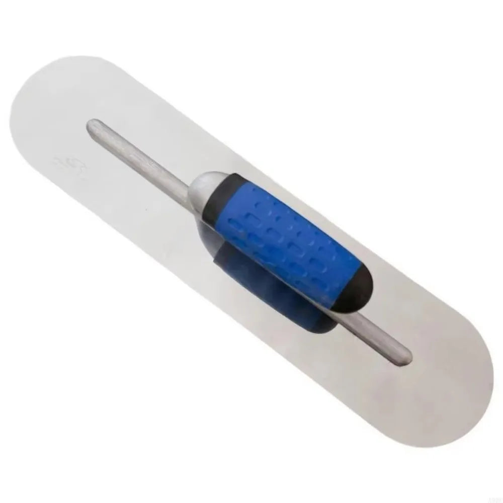 Rust Resistant Rounded Corner Trowel Ergonomic Handle Smooth Plastering Building Plastering Trowel Comfortable Grip Non-slip Vue 40x10cm