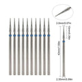 10Pcs/Set Diamond Milling Cutter Nail Drill Bits Set For Manicure Accessory Pedicure Eletric Machine Nail Bit Brush Burr Tools Vue Style 28