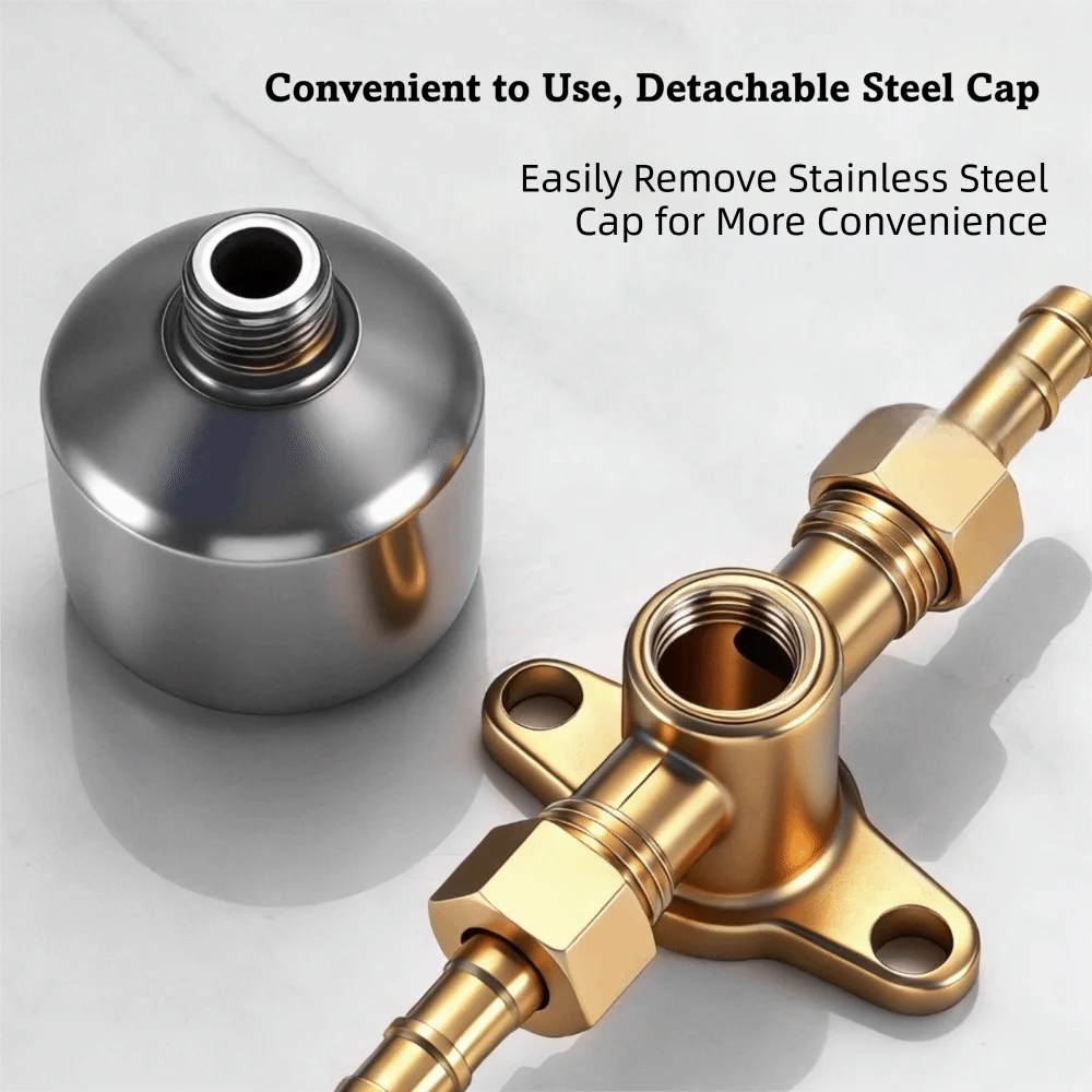 Removable Sprayer Pressure Cylinder Full Copper Garden Booster Heavy