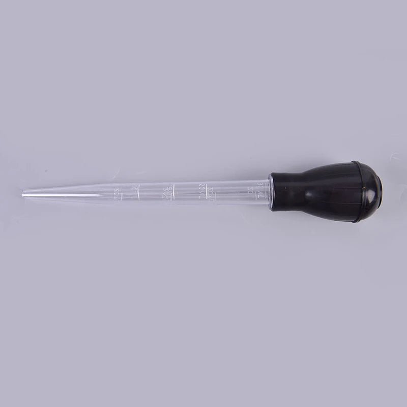Cooking Kitchen Chicken Turkey Poultry BBQ Food Flavour Baster Syringe Tube Pump Cooking Chicken Turkey Poultry Meat BBQ Food Vue Black