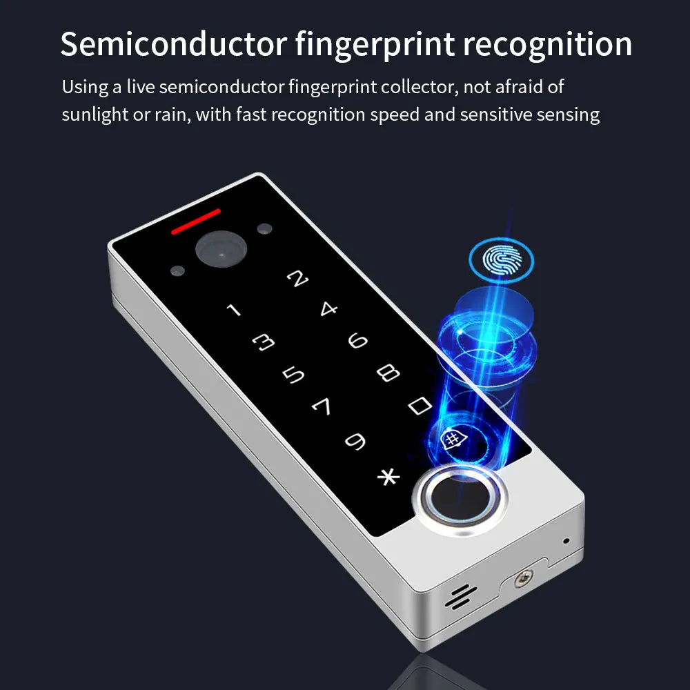 1080P Tuya Video Intercom for Home Access Control System Wifi fingerprint Access Keypad Door Opener and Intercom without monitor Vue