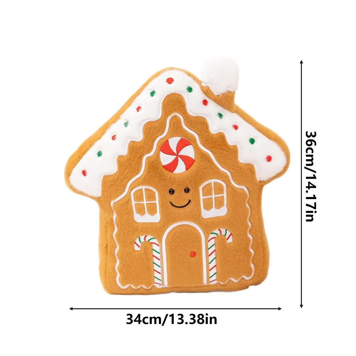 Christmas Pillows for Couch Skin-Friendly Plush Cushion Comfortable Christmas Tree Pillow for Sofa Bedroom Dorm Apartment Den Vue