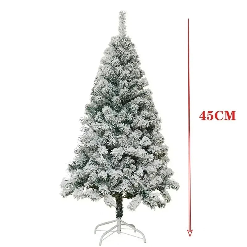 Artificial White Flocked Christmas Tree Snow Pine Decoration Tree for Holiday Party Mall Window Display and Home Winter Decor Vue