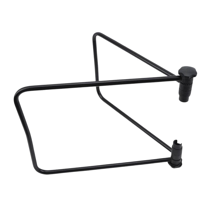 Universal Foldable Bike Display Rack Triangle Shaped Wheel Hub Repair Stand for Easy Storage and Stable Parking Solutions Vue Default Title