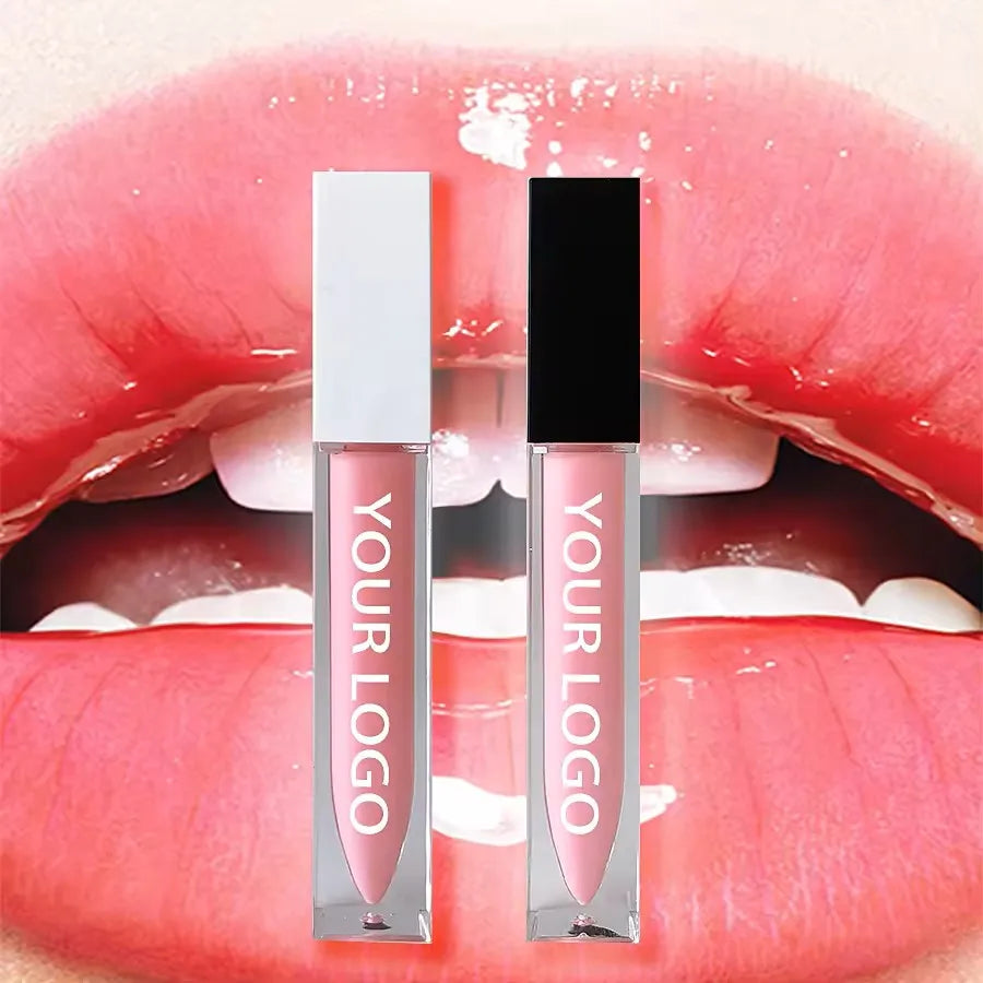 Lip Gloss Wholesale Vegan Waterproof Plumping Glitter Custom Logo Lip Plumper Glossy Vendor Pink Lipgloss Private Label Vue