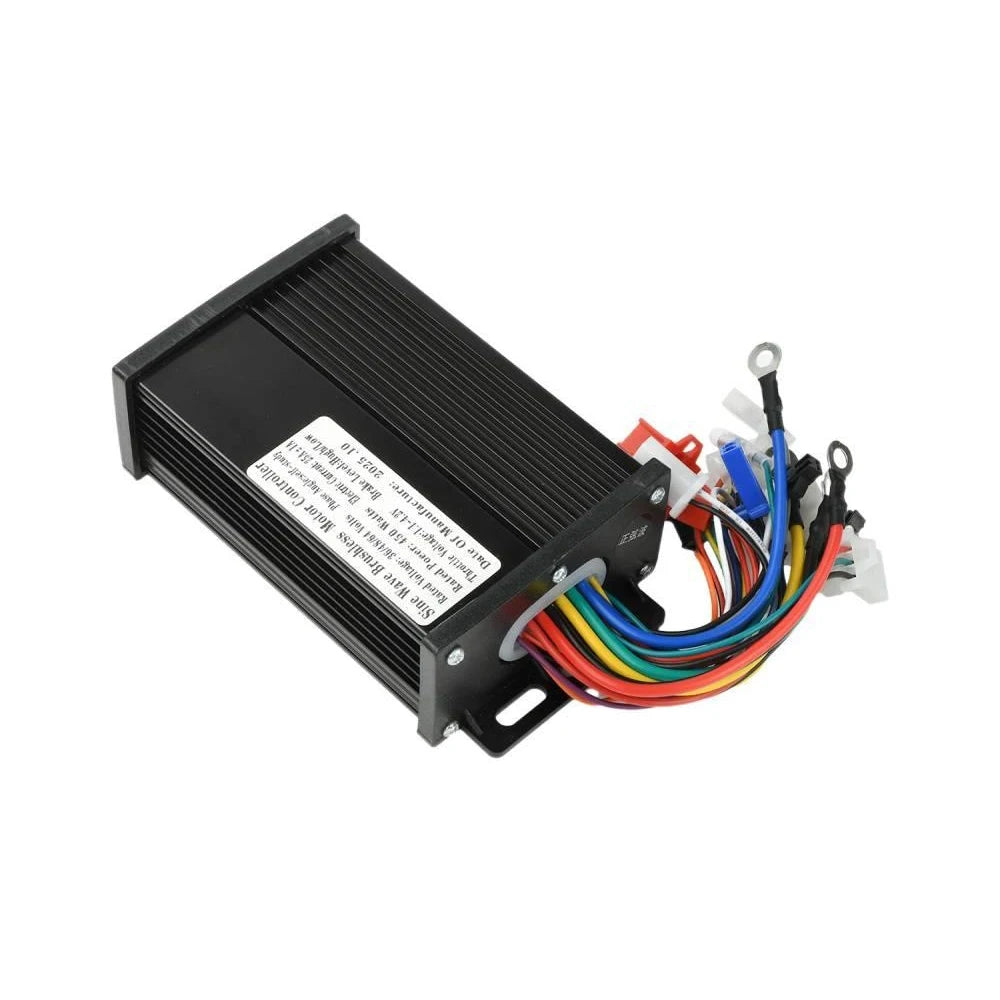 DC36V/DC48V/DC64V 450W Brushless Motor Controller Electric Bike 25A Aluminum Alloy Three-mode Sine Wave Brushless Controller Vue Default Title