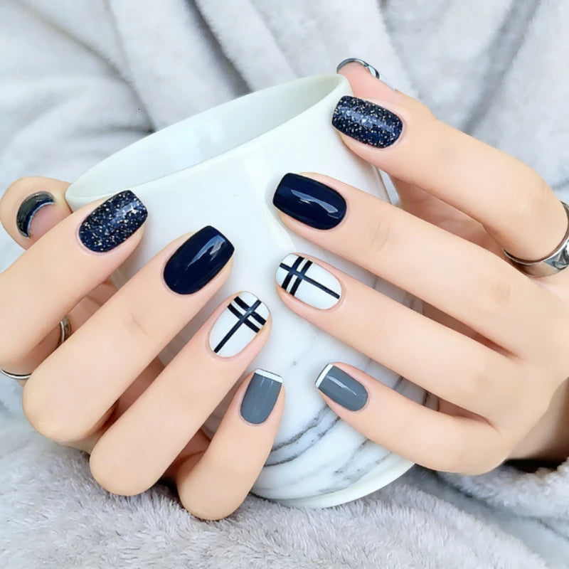 No-Bake Gel Nail Stickers, Solid Color, Not Suitable for UV/LED Gel Nail Polish, Long-Lasting F Gel Sticker Nail Decor Vue