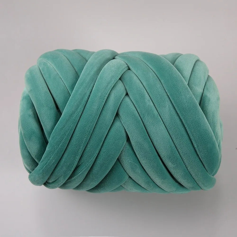 Chunky Velvet Finger Loop Yarn 500g – 3cm Thick Arm Knitting