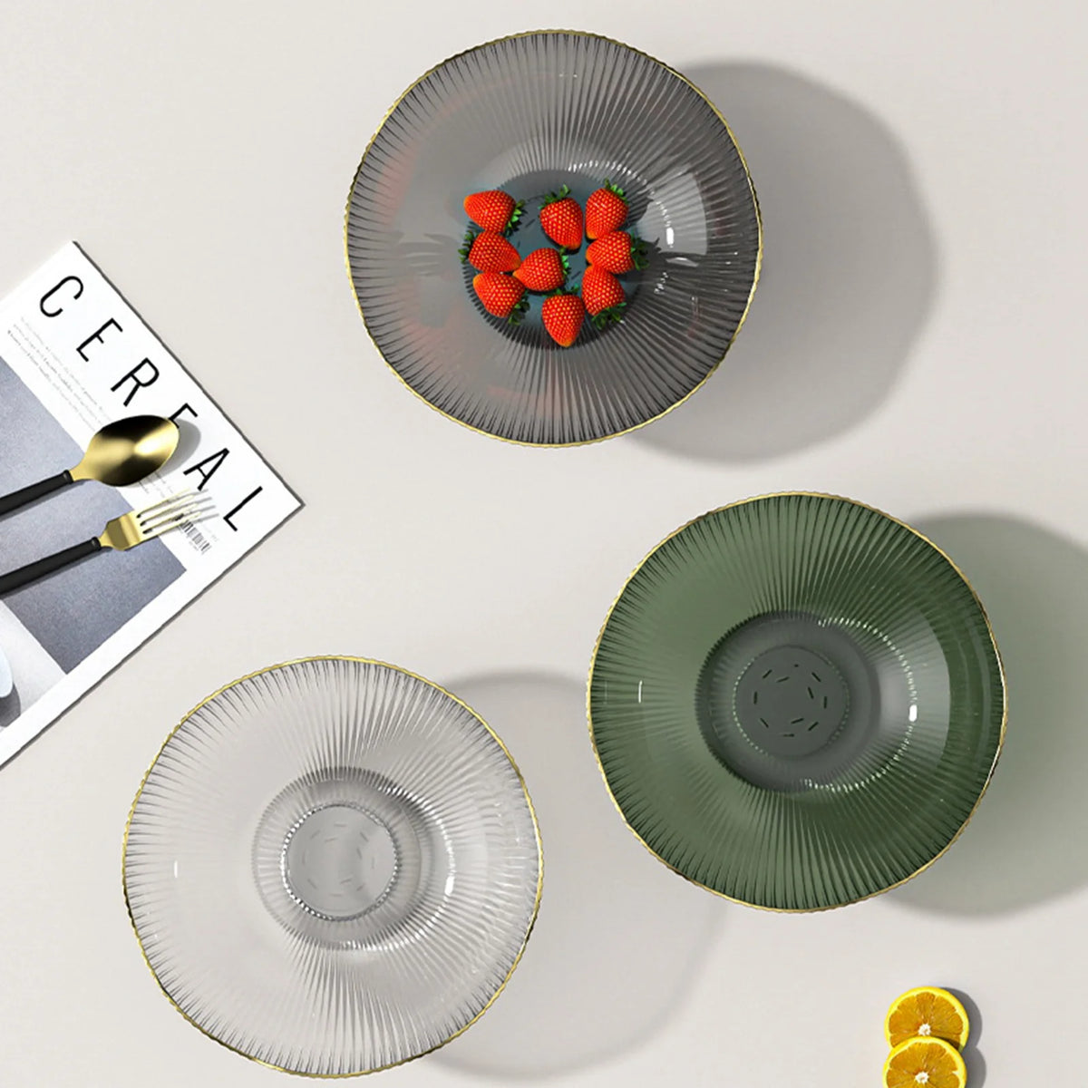 Draining Fruit Plate Luxurious Plastic Footed Fruit Bowl Beautiful Healthy with Draining Hole for Coffee Table for Living Room Vue