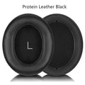 1Pair Ear Pads For MOMENTUM 3 3.0 Headphones Elastic Foam Earpads Sheepskin/Protein Leather Cushion Replace Accessories Vue Black Protein Skin