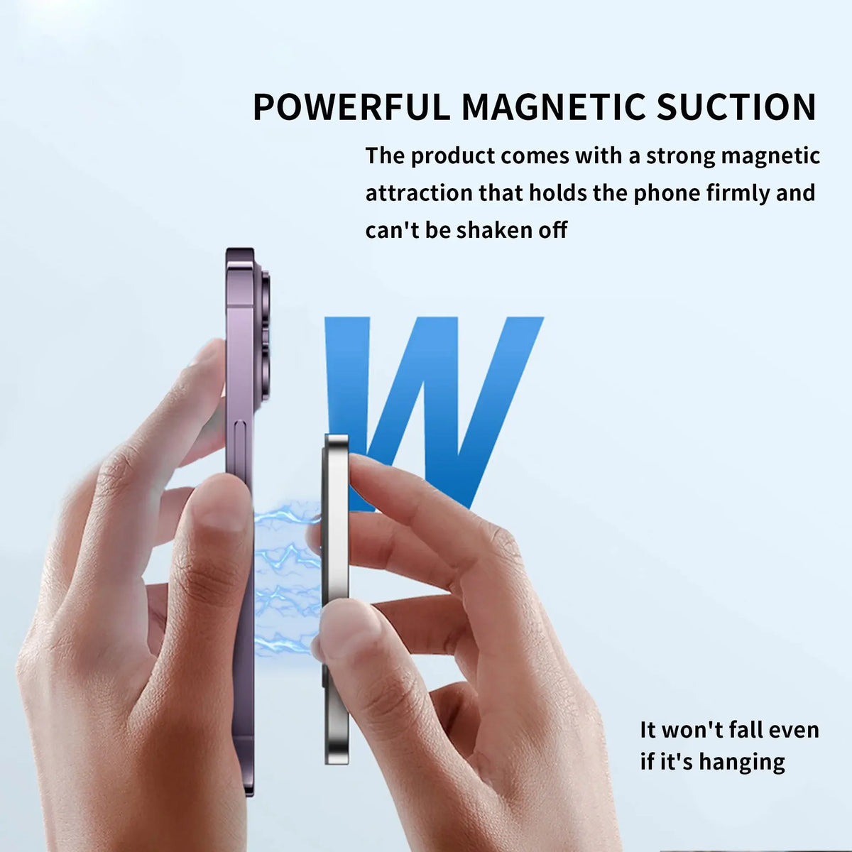 Magnetic Cell Phone Vlog Self Timer Monitor Screen Using Rear Camera Monitor For Live Streaming Creating Content Self-Timer Vue