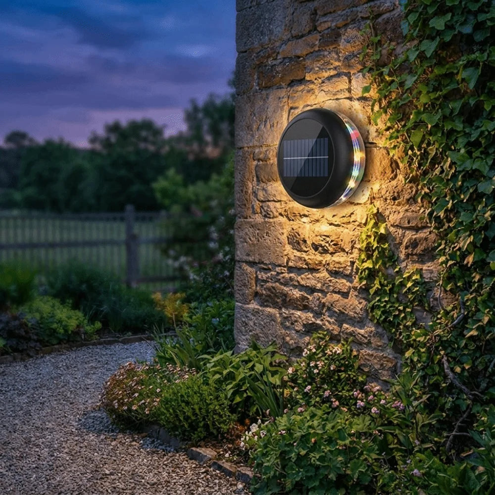 Solar Powered Solar Clip Light Motion Sensor Bright Waterproof Outdoor Lighting Waterproof Steady Brightness Fence Yard Light Vue