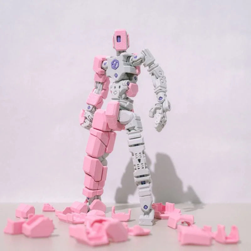 Poseable Anime Robot Action Figure | Multi-Joint Desktop Decor Anime Action Figure Vue