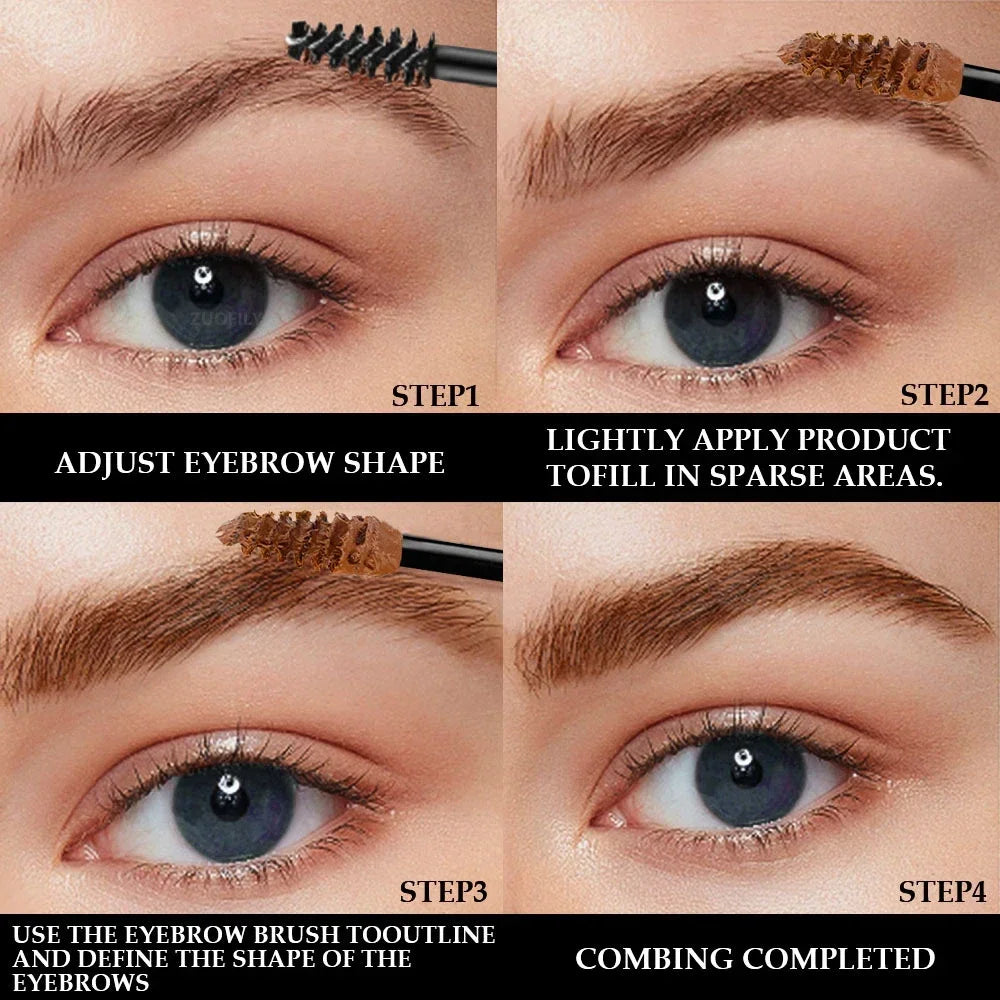 Fiber Brow Mascara Lasting Natural Eyebrow Dyeing Cream Thickening Texture Eye Brow Styling Cream Volumizing Effect Vue