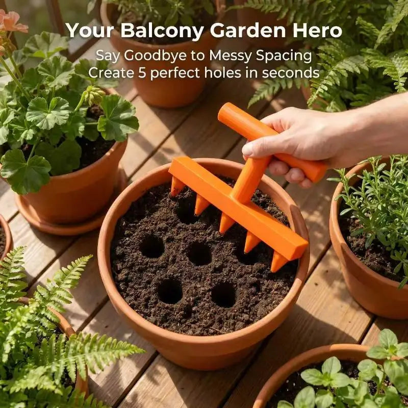 Modern Hole Punch Seeder for Home Gardening of Vegetables and Flowers Vue