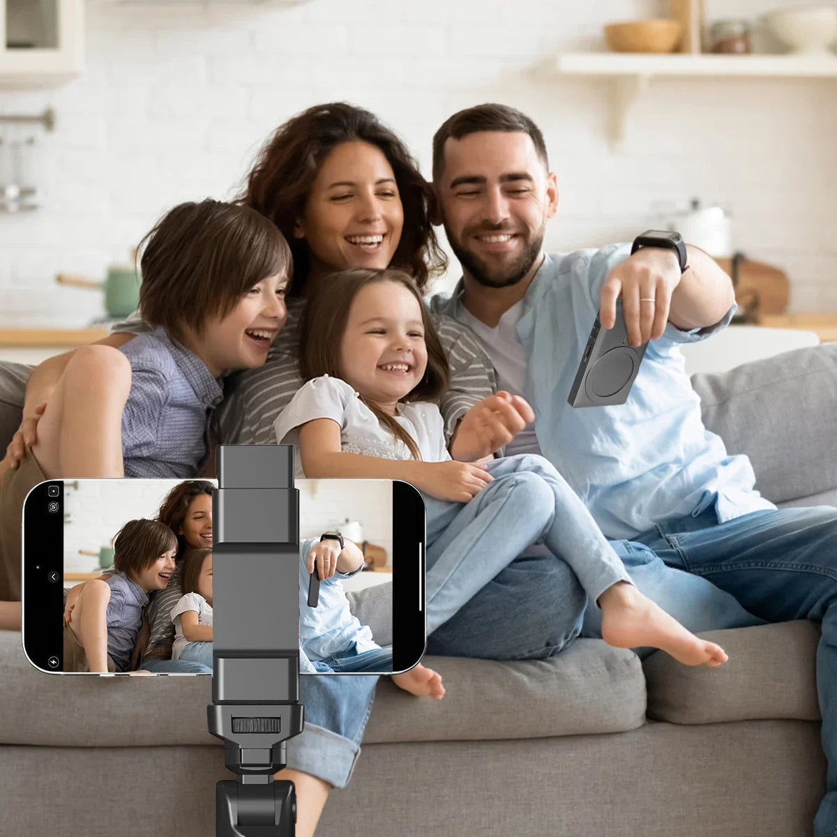 Wireless Magnetic Monitor Screen for Live Selfie Monitor Screen with Screen Mirroring Vlog Live Stream Selfie Monitor Vue