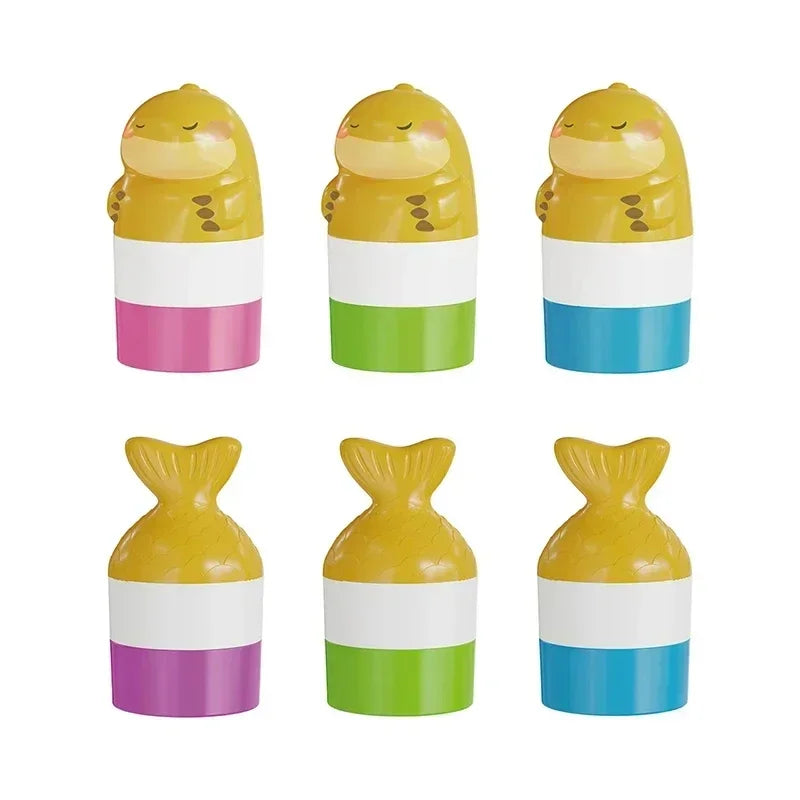 Fish-Shaped Refillable Sunscreen Applicator Roll-On Sponge Bottle Sunscreen Applicator Vue