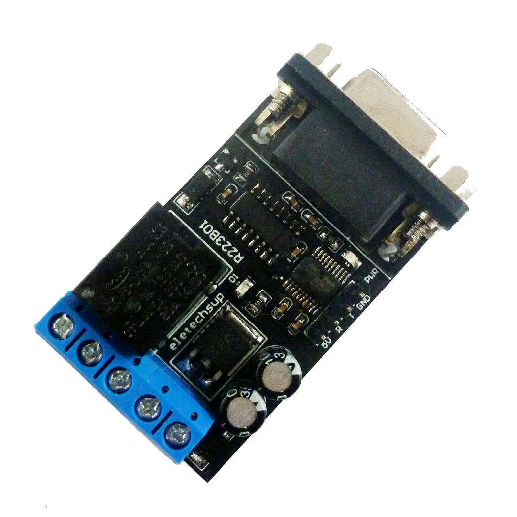 R223B01 DC 12V 1 Channel DB9 Serial Port Time Delay Relay RS232 UART Multi-function Remote Control Switch Relay Board Vue Default Title