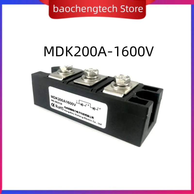 MDK90A1600V Anti-reverse diode MDK 26A 40A 55A 75A 110A 135A 160A 182A 200A 250A 300A 1600V Rectifier Photovoltaic Module Vue MDK200A