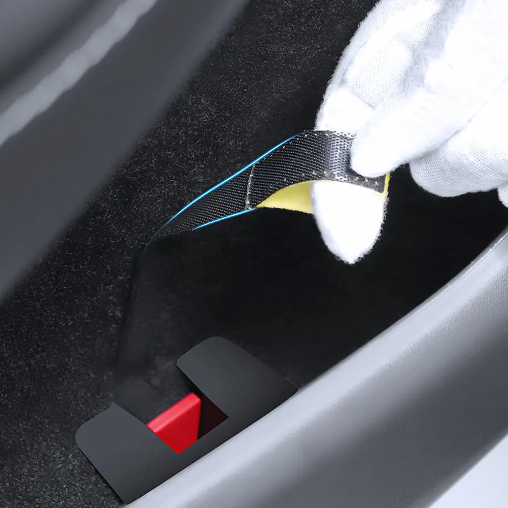 Manual Door Release Back Door Release Handle Rear Door Emergency Puller Extended Emergency Safety Pull Rope for Tesla Model Y Vue