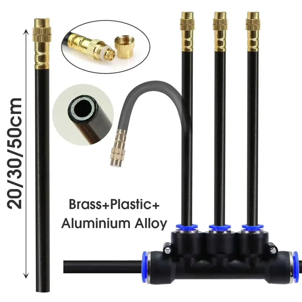 5 20 30 Misting Nozzles 360 Free-bend Adjustable Atomization Sprayer Vue
