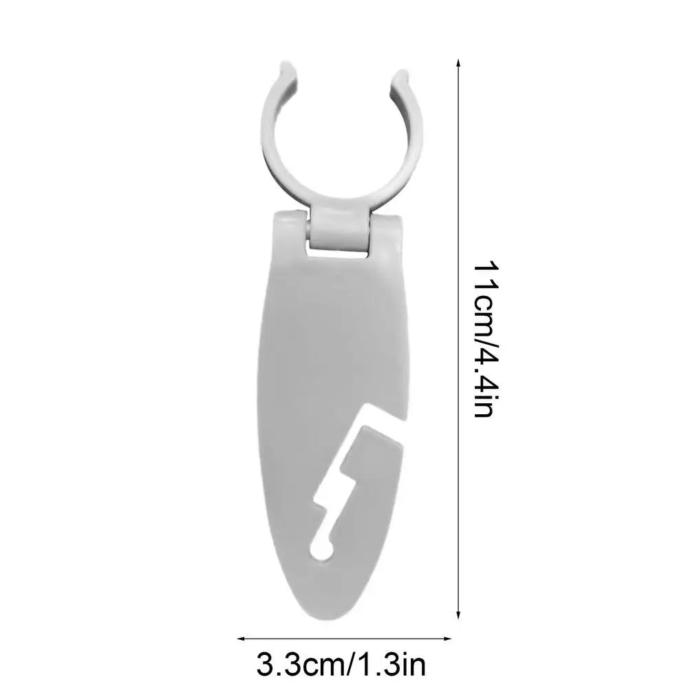 2PCS Paddle Board Clips Expandable Fixing Clamp for SUP Water Sports Fastener Clip for Women Men Boys Girls Youth Kayak Canoe Vue White