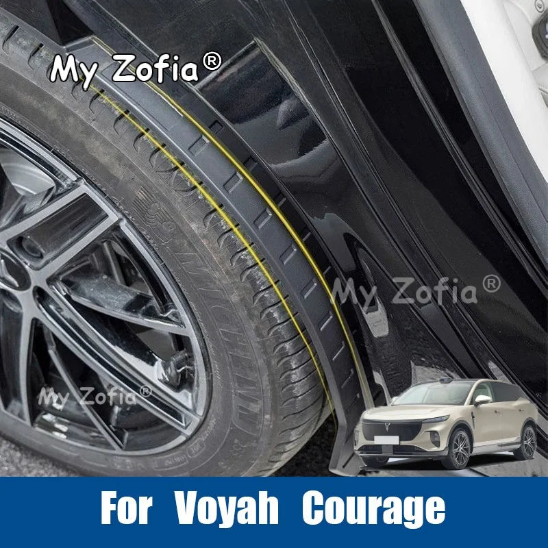 Wheel Inner Fender Mud Flaps Splash Guard Durable Weather Car Anti-Scratch Protector Accessories For Voyah Courage 2025 2026 Vue