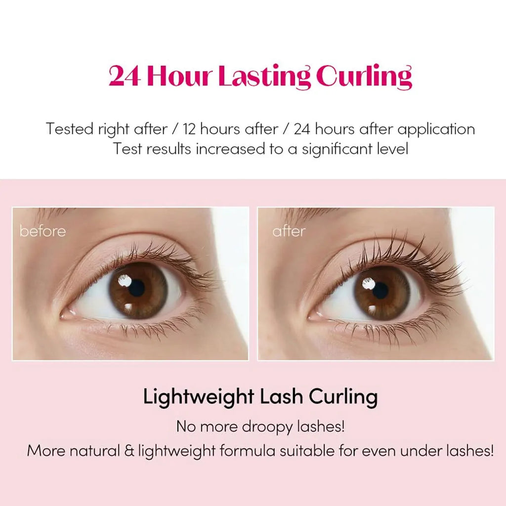 ETUDE Curl Fix Mascara 02 Brown,Smudge-Proof & Volume-Boosting,Lash Holding Power & Natural Finish,Korean Cosmetic,Korean Makeup Vue
