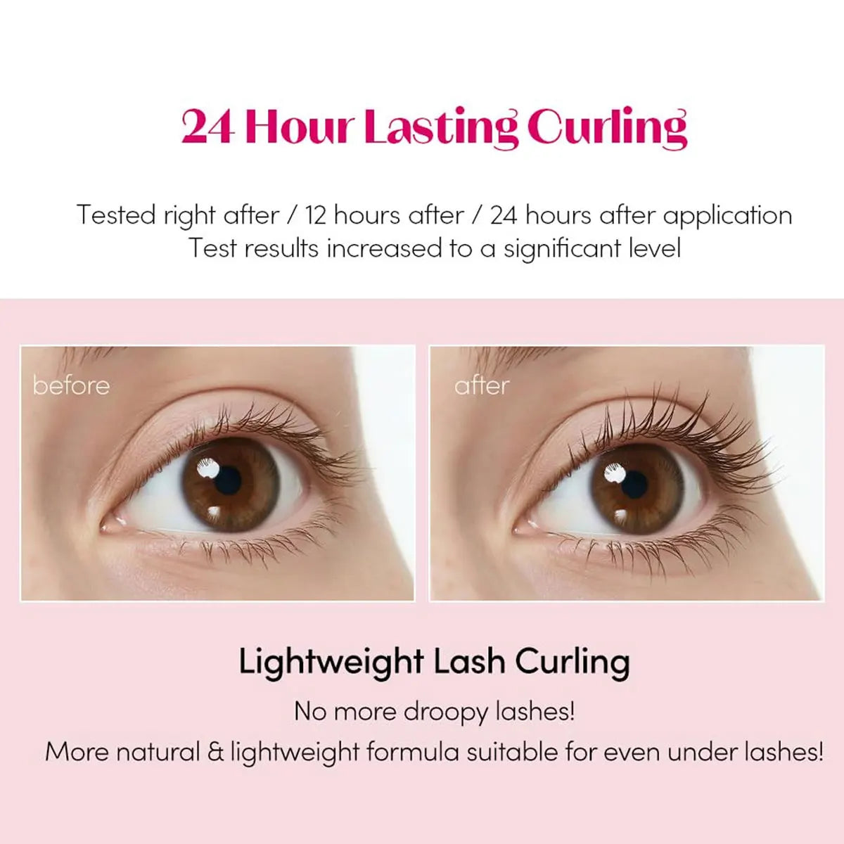 ETUDE Curl Fix Mascara 02 Brown,Smudge-Proof & Volume-Boosting,Lash Holding Power & Natural Finish,Korean Cosmetic,Korean Makeup Vue