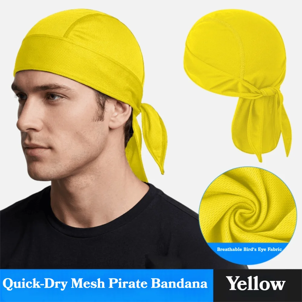 Print Quick-dry Headscarf Sweat-wicking Fabric Solid Sports Headband