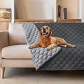 Anti Leaking & Non-Slip Dog Bed Cover,Pet Blanket Sofa Pet Bed Mat,Mattress Protectors Car,Furniture Couch Cover for Cats Dogs Vue Grey 170X200cm