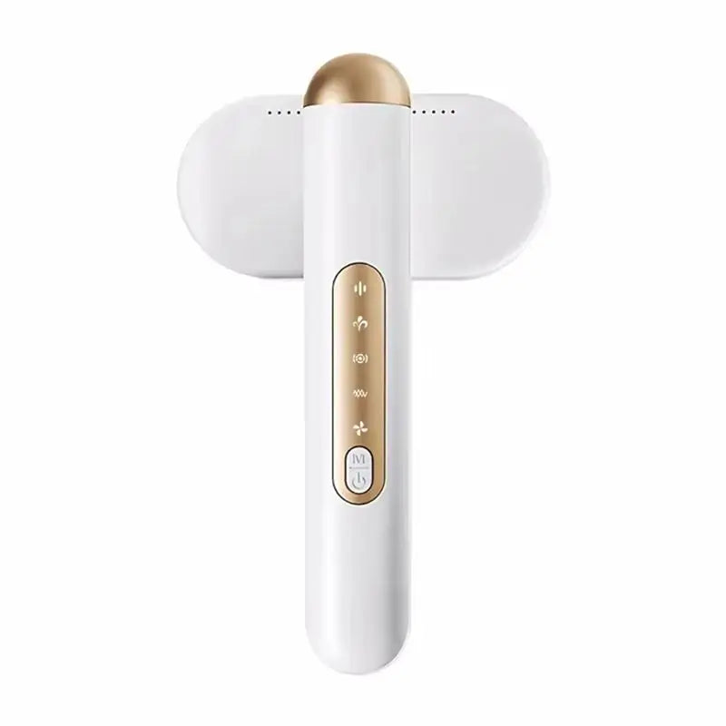ABKW-Double-Head Hair Ball Trimmer Portable Electric Lint Remover Efficient Hair Suction Vue As Shown