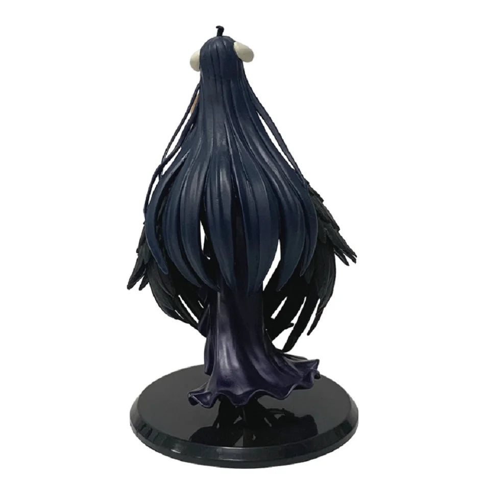 Anime Fantasy Overlord 18CM Figure Albedo King Girl Black Dress Action Figure Girls Accessories Collection Model Toy Gift Vue
