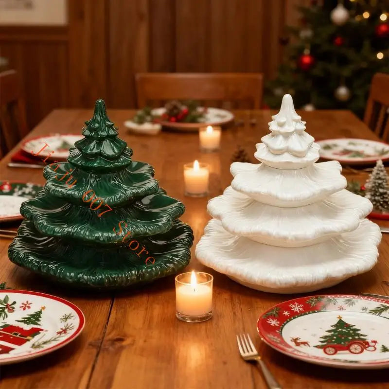 Christmas Tree Resin Serving Tray – Deviled Eggs & Holiday Decor Holiday Serving Tray Vue