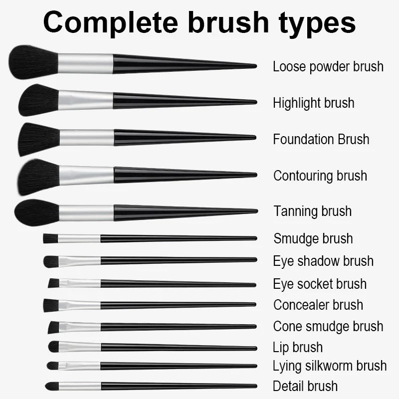 14-29Pcs Professional Makeup Brushes Set Soft Fluffy Smudge Concealer Brush Women Eyes Cosmetic Blending Detail Make Up Tool Kit Vue