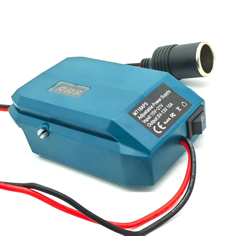 Adjustable Voltage Regulator 18V To 12V Step-Down Converter Power Adapter for Makita/Milwaukee/Bosch/Craftsman 18/20V Batteries Vue For Craftsman