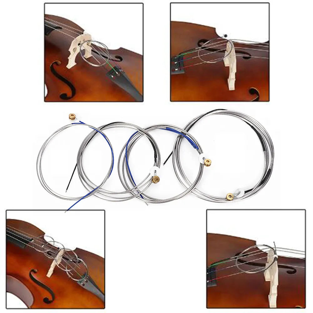 Double Bass Steel Wire String IRIN Steel Double Bass Strings Professional Music Instrument Accessory Vue