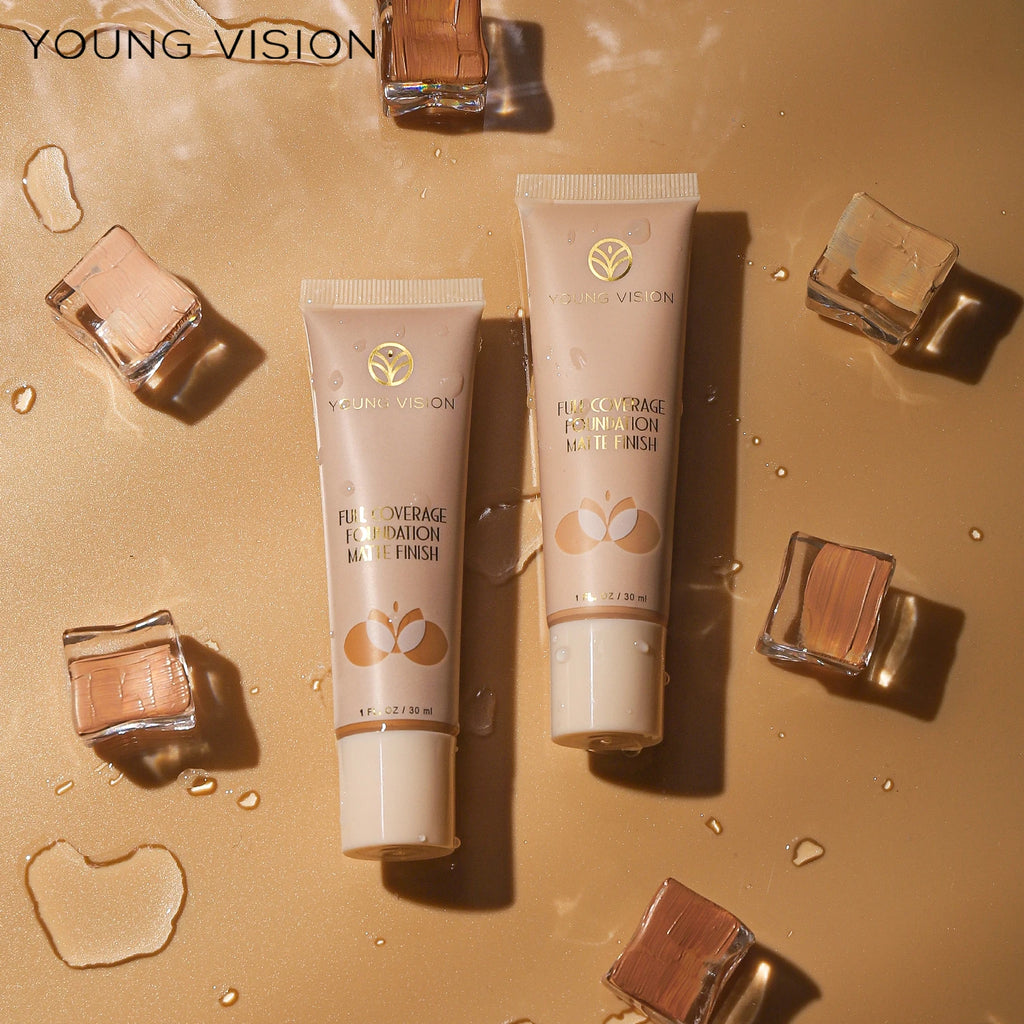 YOUNG VISION matte face concealer acne wheat face foundation cream 6 colors optional Vue
