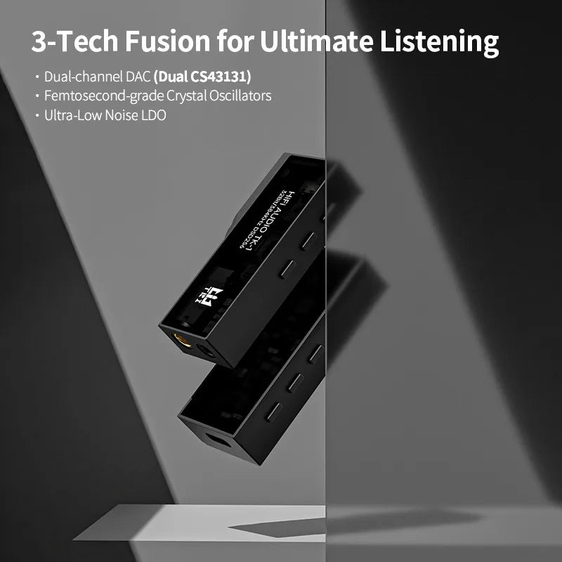 TRI TK1 Third Eye Portable DAC Headphone Amp – Dual CS43131 Portable DAC Amplifier Vue