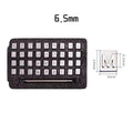 36pcs Leather Letters Seal Printing Tool Set Handmade Goods Leather Carving Printing Mold DIY Custom Label Name Creation Tool Vue 6.5mm