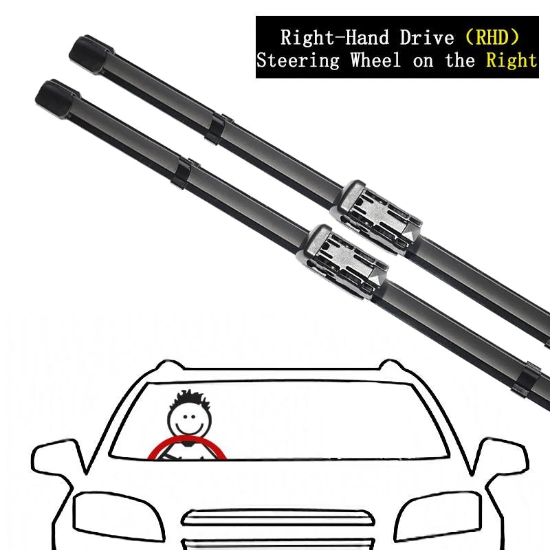 ZEEKR X 2023–2025 Premium Beam Wiper Blades Front & Rear Beam Wiper Blades Vue Right-Hand Drive