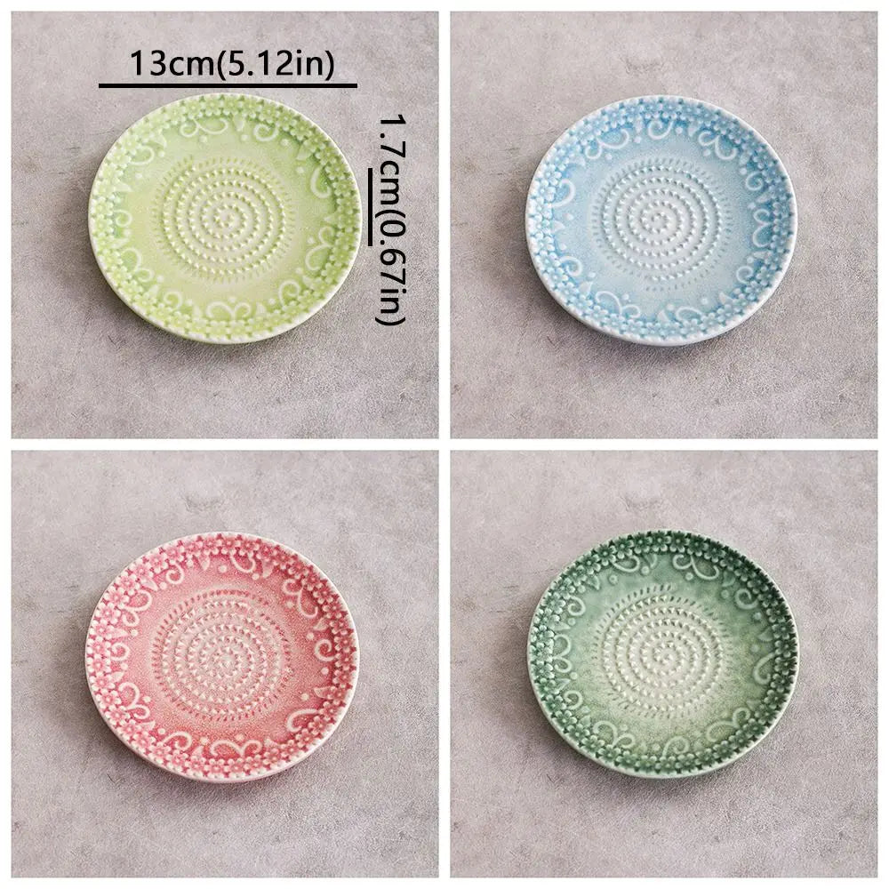 2-in-1 Round Ceramic Ginger Grater Handcrafted Non-Slip Vegetable Grinding Tool Glazed Fruit Puree Grinder Kitchen Use Vue