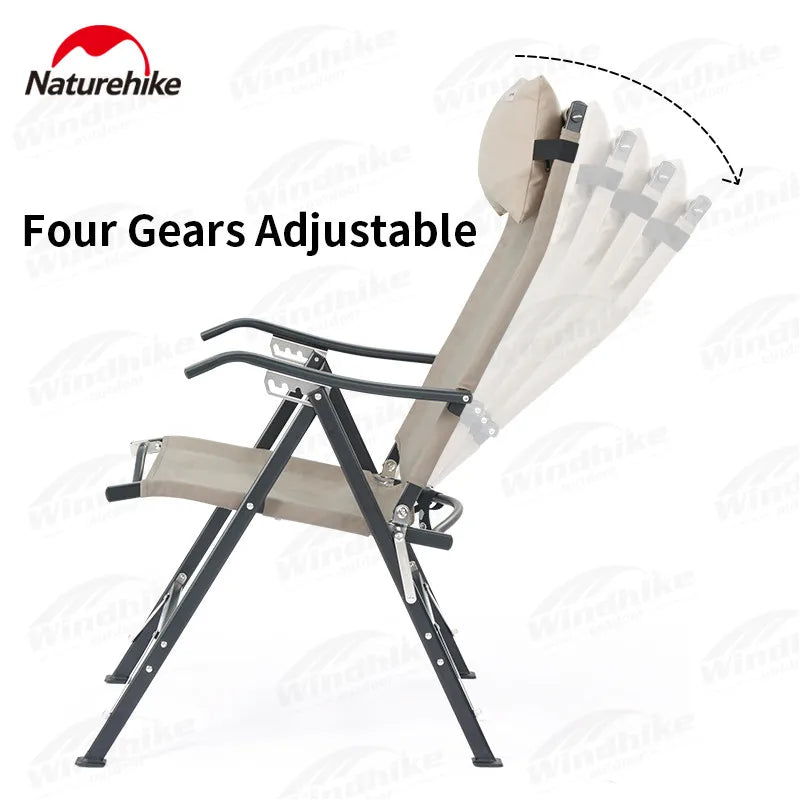 Naturehike TY10 Camping Chair – Adjustable Backrest, 3.3kg Portable Camping Chair Vue